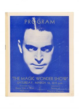 The Magic Wonder Show Program