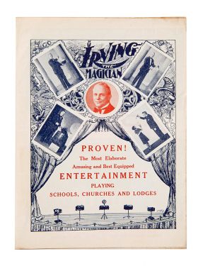 Irving the Magician Brochure