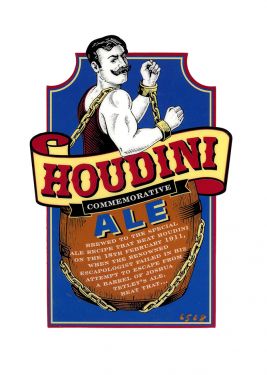 Houdini Beer Tap Handle Badge