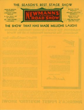 Newmann's Famous Road Show Stationery