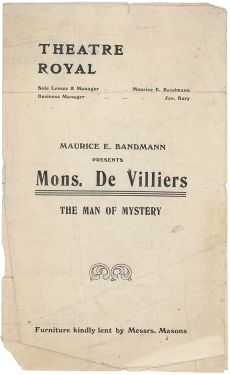 Mons. De Villiers Program