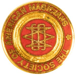 The Society of American Magicians Vintage Lapel Pin