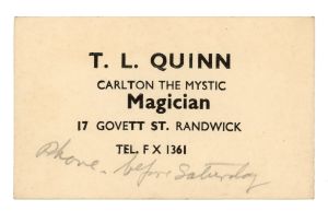 T. L. Quinn Business Card