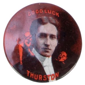 Thurston Good Luck Button Pin