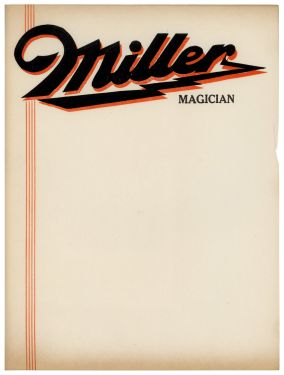 Miller the Magician Letterhead