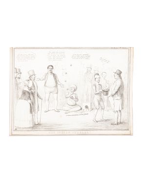 The Indian Juggler Caricature Print