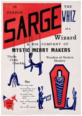 Sarge the Whiz of a Wizard Poster