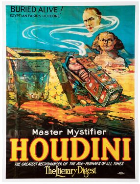Master Mystifier Houdini Commemorative Poster