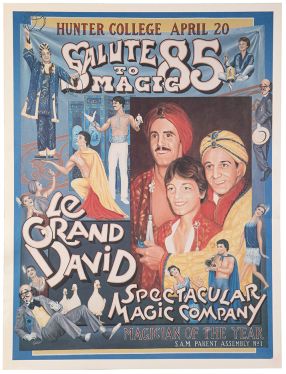 Le Grand David, Salute to Magic '85 Poster