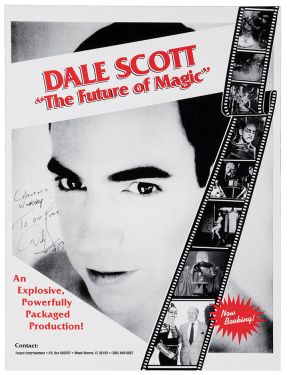 Dale Scott "The Future of Magic" Poster (Inscribed and Signed)