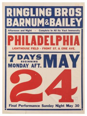 Ringling Bros. and Barnum & Bailey Philadelphia Poster