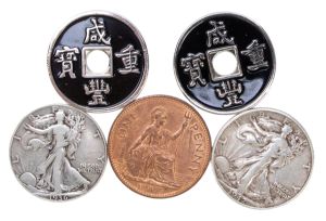Copper, Silver, Brass - Classic Coin Transposition Liberty Set