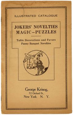 Jokers' Novelties Magic Catalog