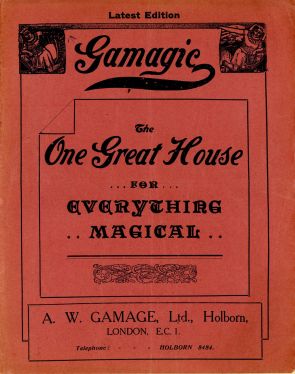 Gamages Latest Magical Novelties