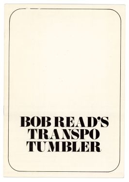 Bob Read's Transpo Tumbler (Inscribed and Signed)