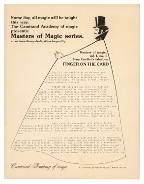 The Camirand Academy of Magic: Masters of Magic Series, Vol. 1 No. 1