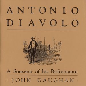 Antonio Diavolo: A Souvenir of his Performance (Inscribed and Signed)