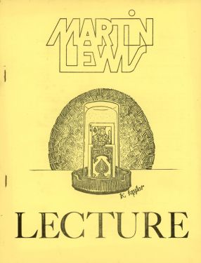Martin Lewis Lecture