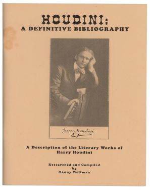 Houdini: A Definitive Bibliography (Signed)