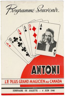 Antoni: Le Plus Grand Magicien au Canada Souvenir Program