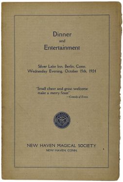 New Haven Magical Society Program