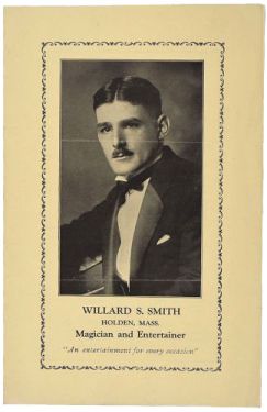 Willard S. Smith, Magician and Entertainer Brochure