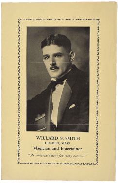Willard S. Smith, Magician and Entertainer