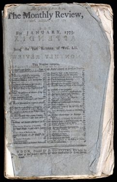 The Monthly Review, For January, 1775