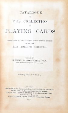 Catalogue of the Collection of Playing Cards 