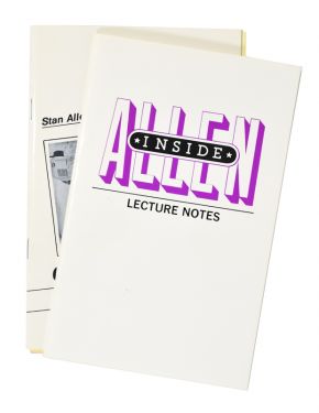 Stan Allen Lecture Notes, Inscribed and Signed