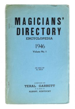 Magicians' Directory Encyclopedia 1946, Volume No. 1