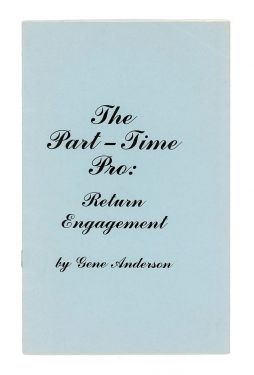 The Part-Time Pro: Return Engagement
