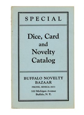 Buffalo Novelty Bazaar: Dice, Card and Novelty Catalog