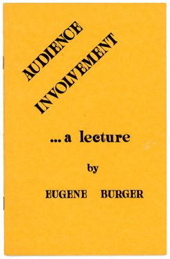 Audience Involvement … a Lecture (Signed)