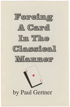 Forcing a Card in the Classical Manner