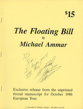 The Floating Bill (Inscribed and Signed)