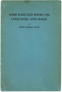 Some Rare Old Books on Conjuring and Magic