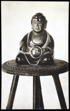 Bell-Ringing Buddha Postcard