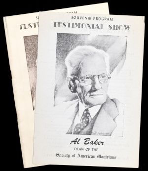 Al Baker Testimonial Show Programs