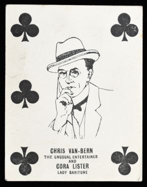 Chris Van-Bern Throw-Out Card