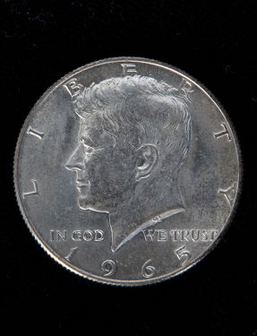 Silver Magnetic Half Dollar