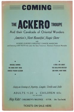 Ackero Troupe Blank Window Card