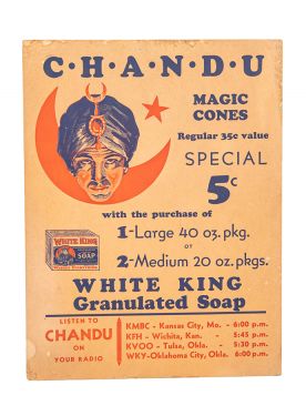 Chandu Magic Cone Window Card